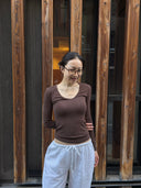 V-Line Long Sleeve Tee