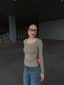 Soft Curve Long Sleeve Tee